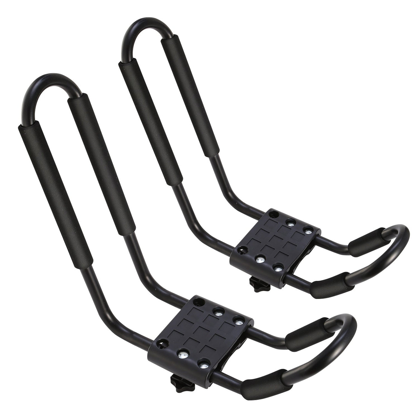 1 Pair Universal J-Bar Kayak Carrier 220LBS Load Heavy Duty Canoe Car