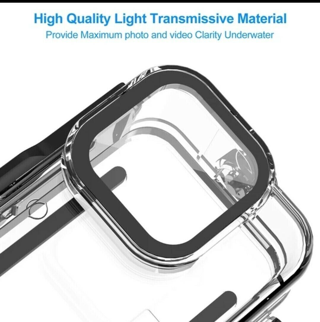 For GoPro Hero 11 10 9 Black Underwater Waterproof Housing Case Diving