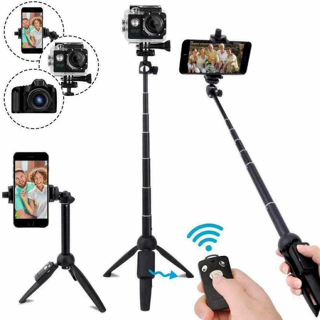 Selfie Stick Tripod 40" Bluetooth Remote Portable