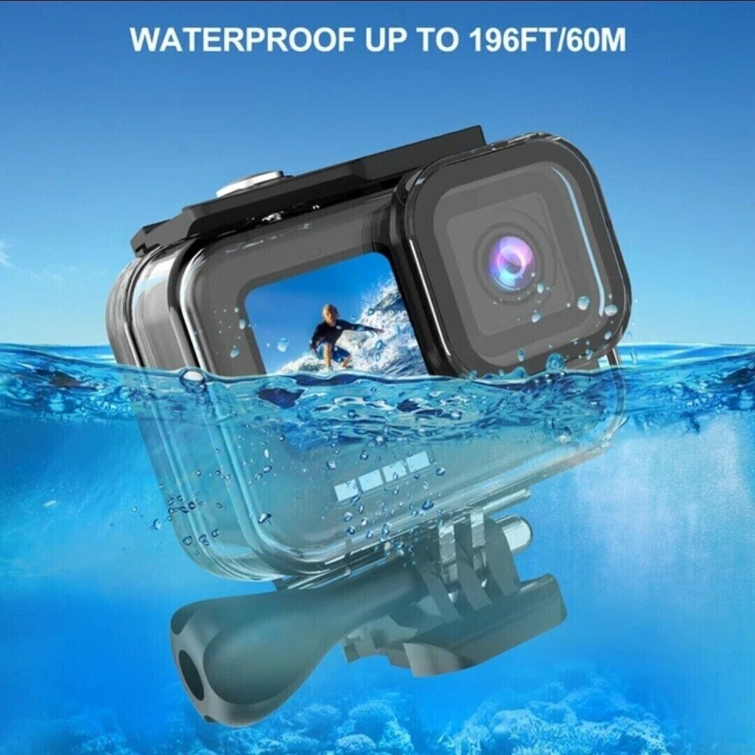 For GoPro Hero 11 10 9 Black Underwater Waterproof Housing Case Diving