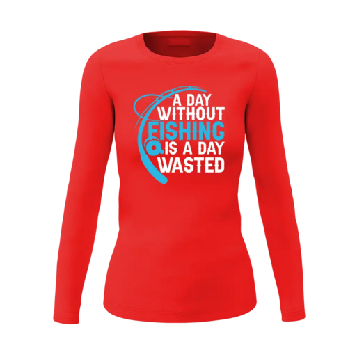 A Day Without Fishing Women Long Sleeve Shirt