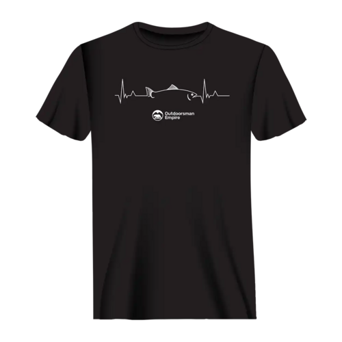 Fishing Cardiogram Man T-Shirt