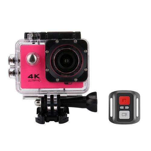 4K Waterproof All Digital UHD WiFi Camera + RF Remote And Accessories