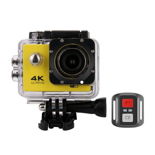 4K Waterproof All Digital UHD WiFi Camera + RF Remote And Accessories
