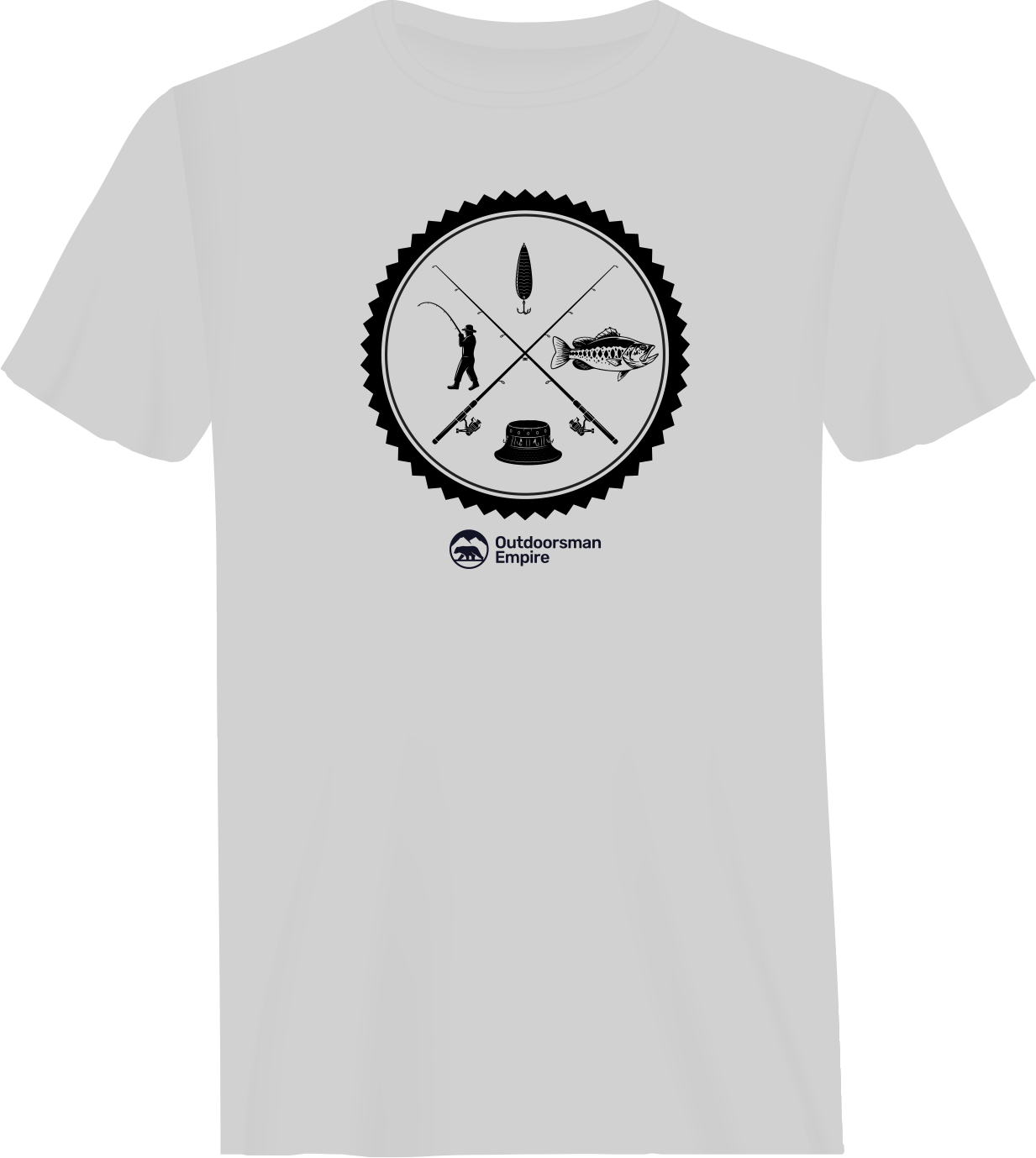 Fishing Vintage v2 T-Shirt for Men