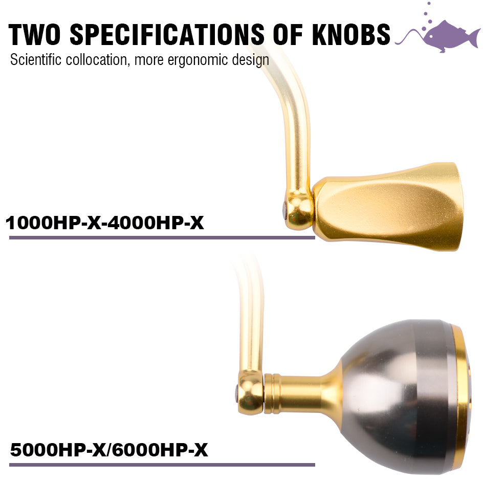 Spinning Fishing Reels 1000/2000/3000/4000/5000/6000HP-X Gear Ratio