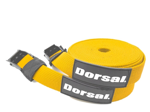 Dorsal Tie Down Straps for Roof Rack Pads Crossbars - Pack of 2 holds