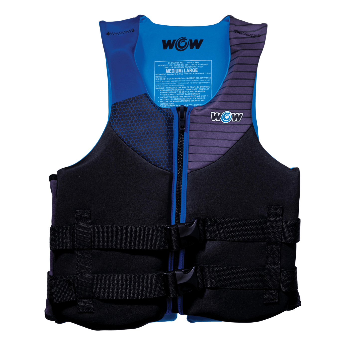 WOW Watersports Feel Good Dual Sized Evoprene PFD Personal Flotation