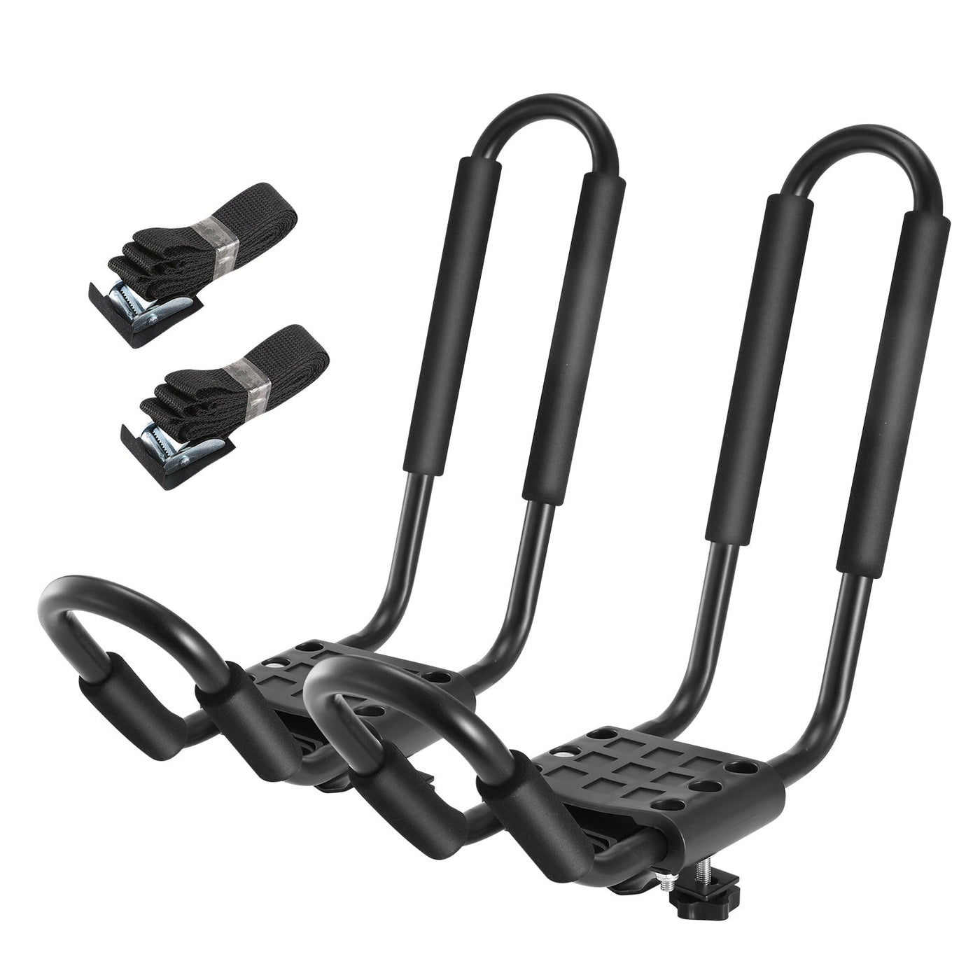 1 Pair Universal J-Bar Kayak Carrier 220LBS Load Heavy Duty Canoe Car