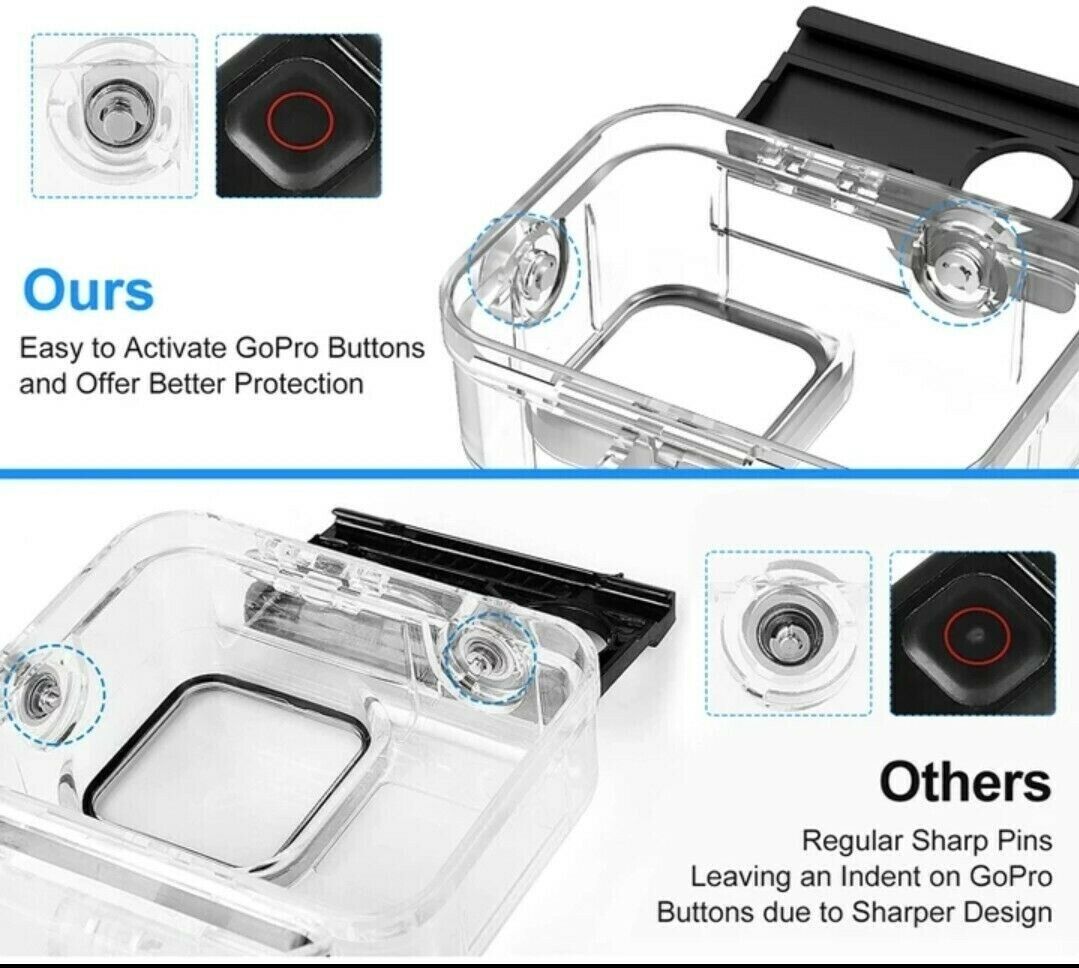 For GoPro Hero 11 10 9 Black Underwater Waterproof Housing Case Diving