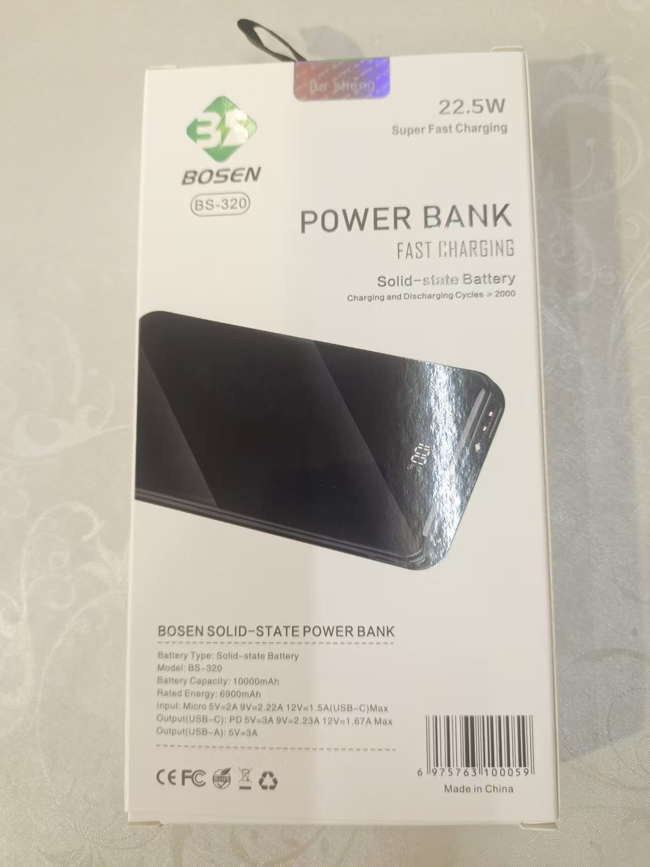Portable Power Bank  Fast Charging Universal Battery Pack