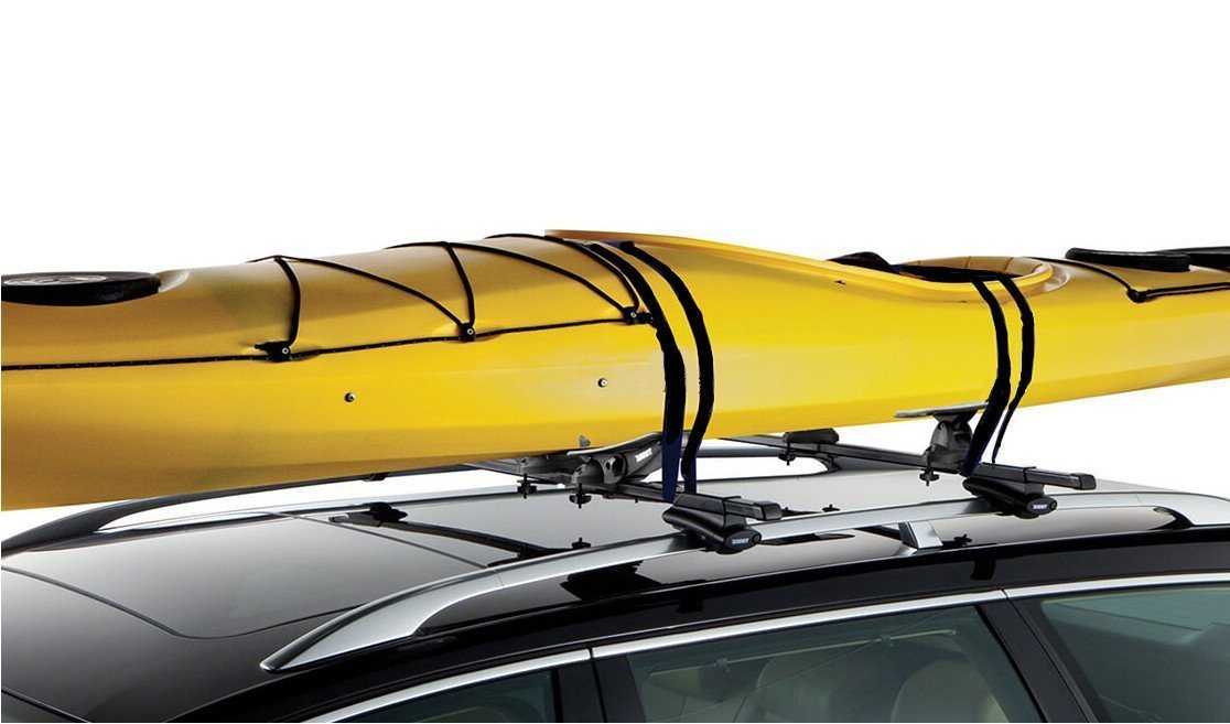 Dorsal Tie Down Straps for Roof Rack Pads Crossbars - Pack of 2 holds