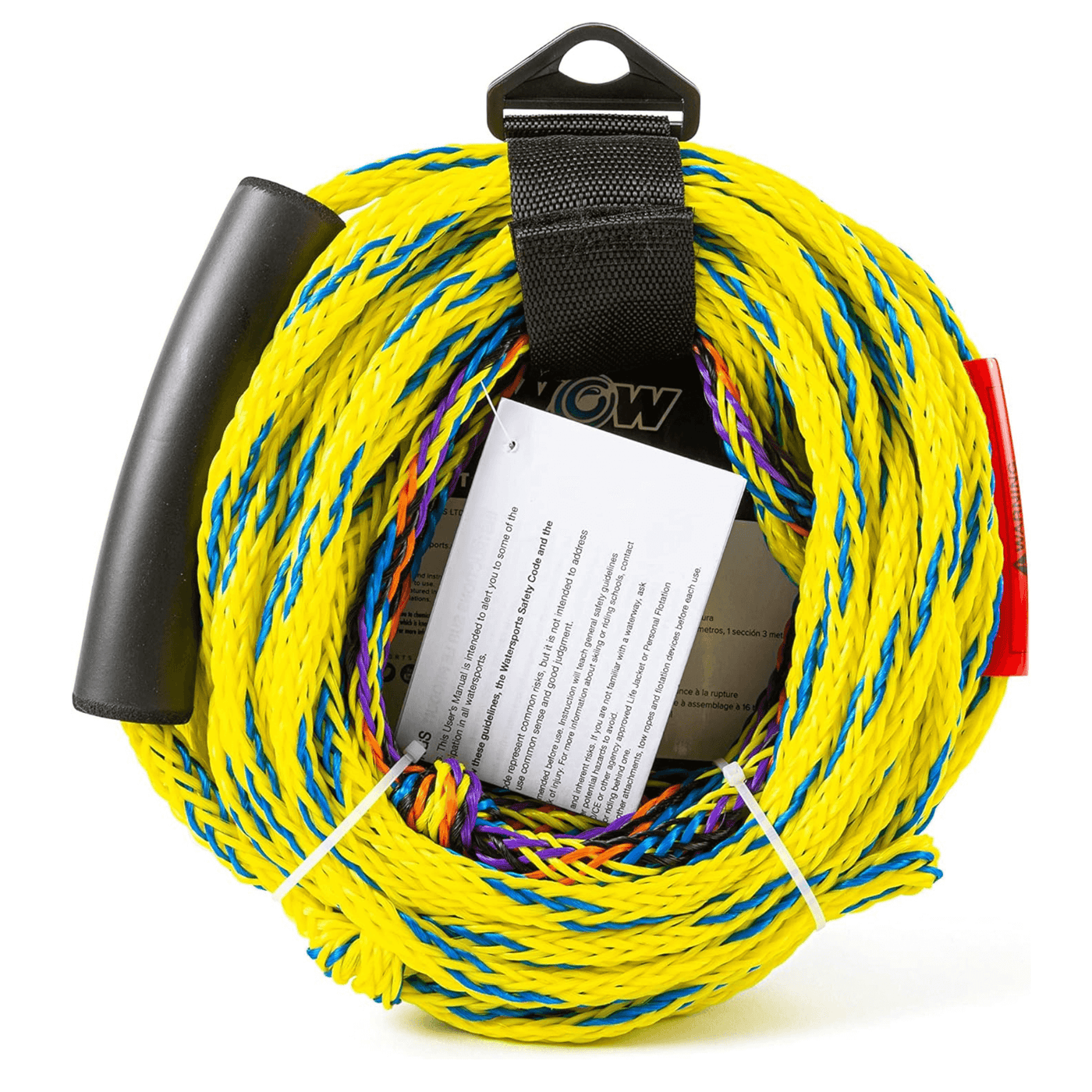 WOW Watersports 60ft 2-Rider 2K Tow Rope with 2 Sections