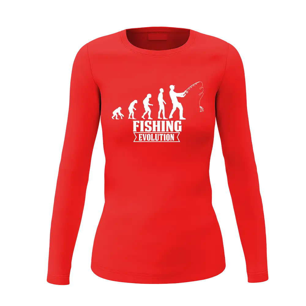 Fishing Evolution Women Long Sleeve Shirt