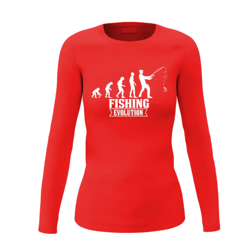 Fishing Evolution Women Long Sleeve Shirt