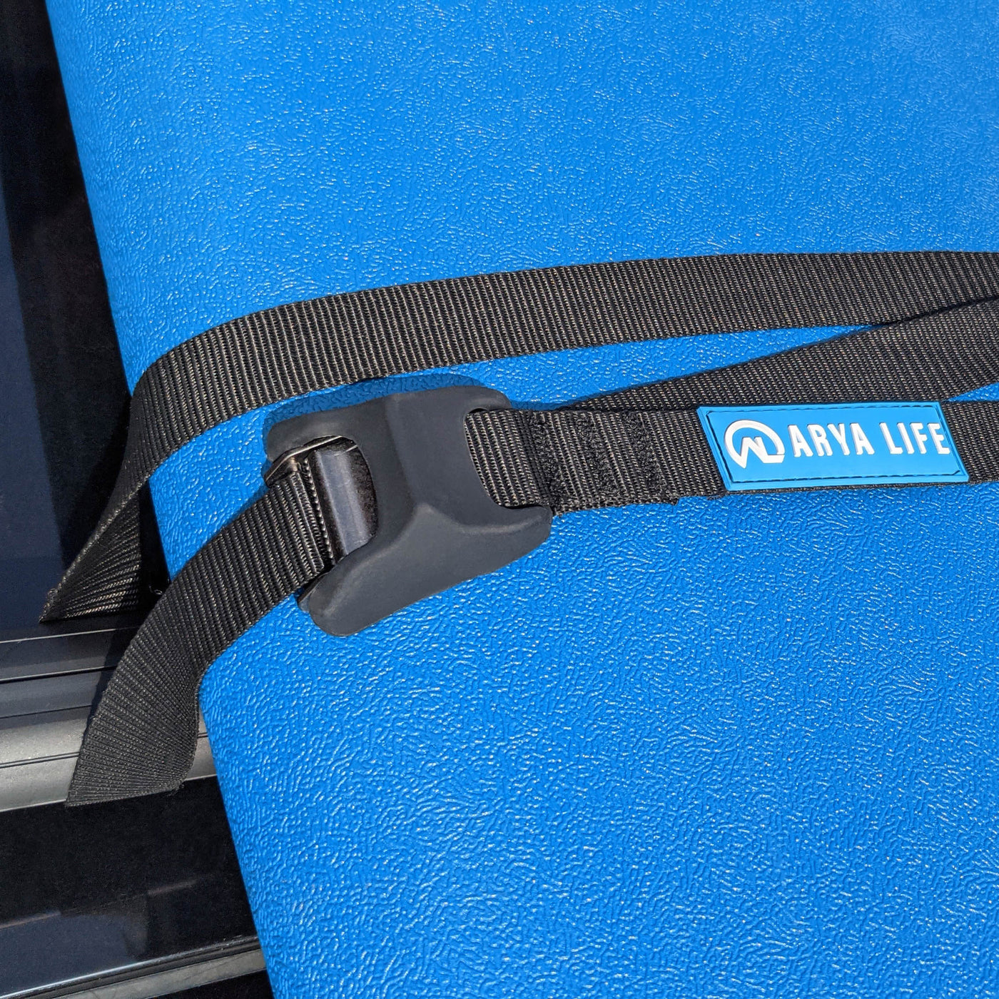 Arya Life 10/15 Ft Silicone Buckle Tie Down Straps, Set of 2