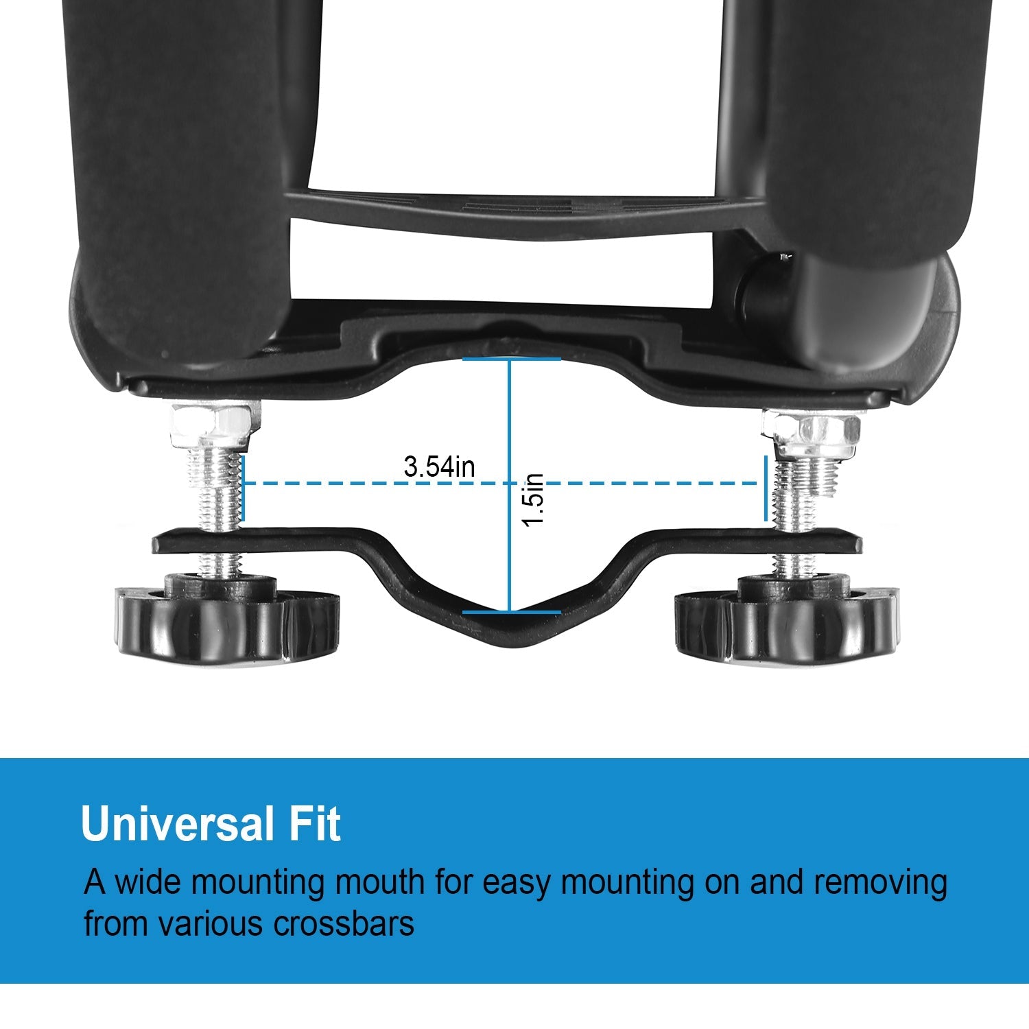 1 Pair Universal J-Bar Kayak Carrier 220LBS Load Heavy Duty Canoe Car
