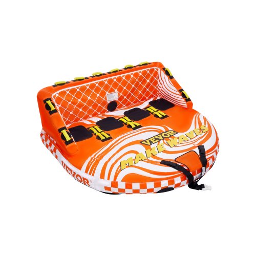 Towable Tube for Boating, 1-4 Riders Inflatable Boat Tubes and
